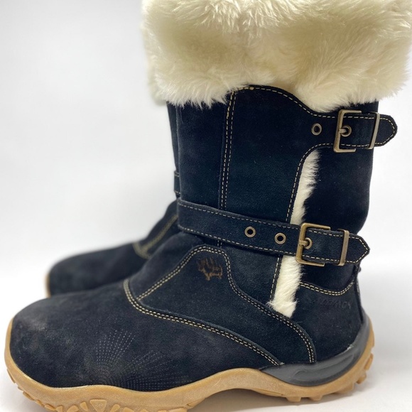 NWOT! Solomon "Lahasa" tall boots with faux fur and fleece lining. Warm + CUTE!! - Picture 10 of 10
